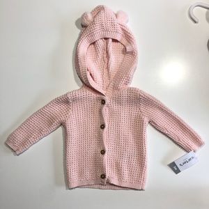 Carter’s Knitted Hood Cardigan Sweater